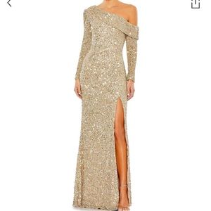 Gold Gown McDuggal size 14